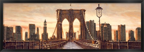 Framed Manhattan Evening Print