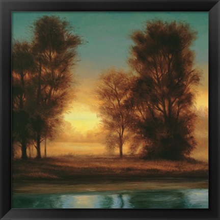 Framed Twilight I Print