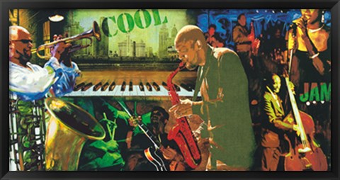 Framed Cool Jazz Print