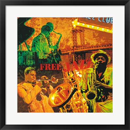 Framed Free Jazz Print