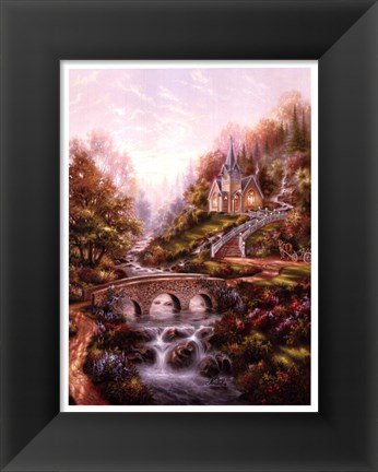 Framed Mountain Chapel Print