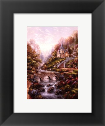 Framed Mountain Chapel Print