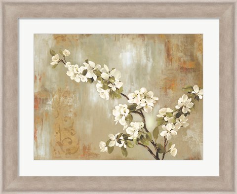 Framed Blossoms In Bloom Print