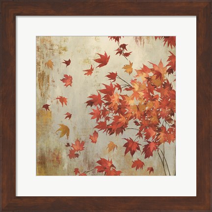 Framed Crimson Foliage Print