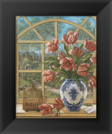 Framed Dragon Tulips Print