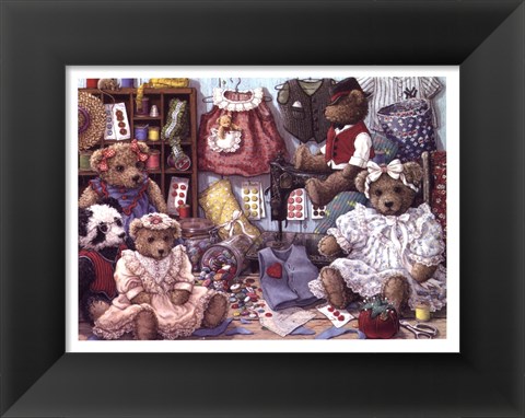 Framed Teddy Bear Wear Print