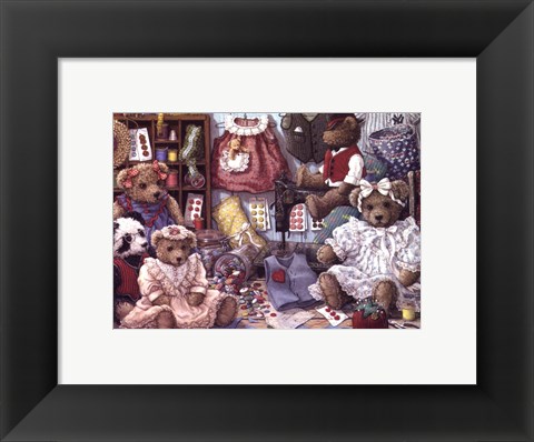 Framed Teddy Bear Wear Print