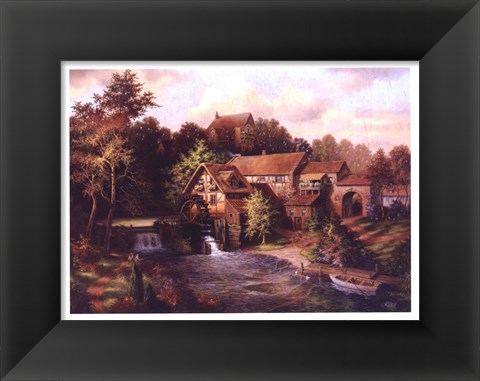 Framed Old Mill Print