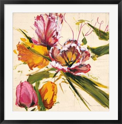 Framed Spring Tulips Print