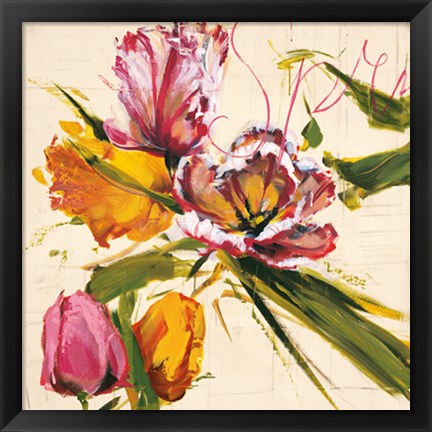 Framed Spring Tulips Print