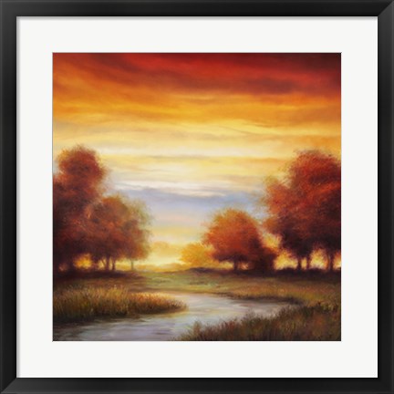 Framed Sundown I Print