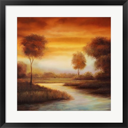 Framed Sundown II Print