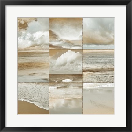 Framed Ocean Air I Print