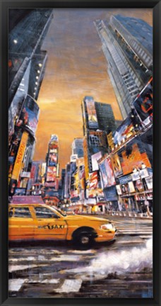 Framed Times Square Perspective I Print