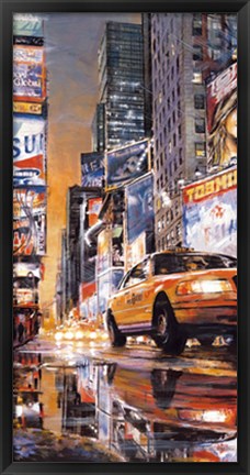 Framed Times Square Perspective II Print