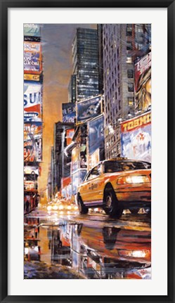 Framed Times Square Perspective II Print