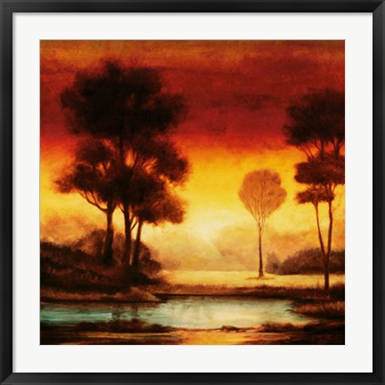 Framed Evening Light I Print