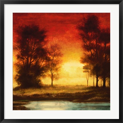 Framed Evening Light II Print