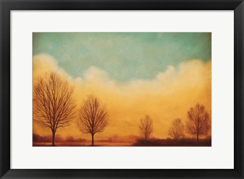 Framed Reflections of Autumn I Print