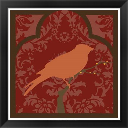 Framed Moroccan Songbird I Print