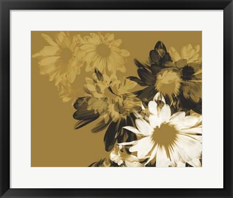 Framed Golden Bloom II Print