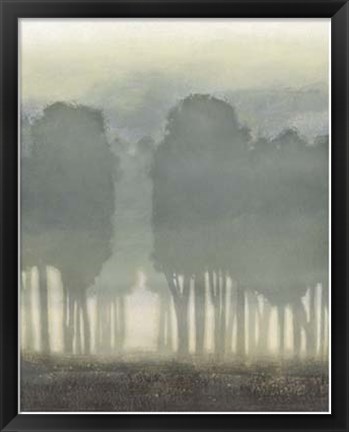 Framed Treeline Haze I Print