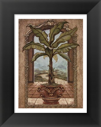 Framed Classical Banana Tree Print