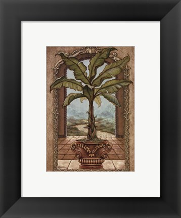 Framed Classical Banana Tree Print