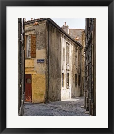 Framed Stone Walkways II Print