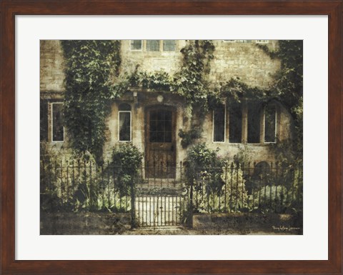 Framed English Cottage IV Print