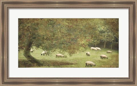 Framed English Countryside IV Print