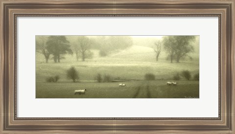 Framed English Countryside VI Print