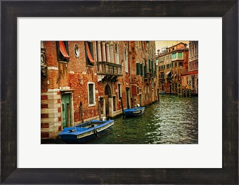 Framed Venetian Canals III Print