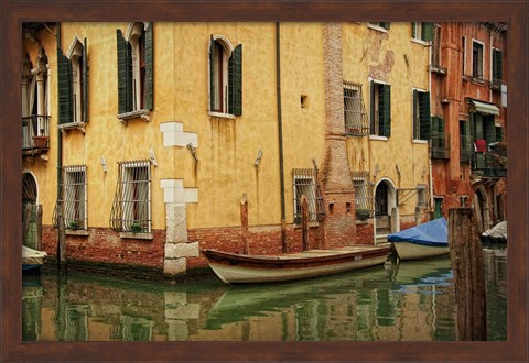 Framed Venetian Canals VI Print