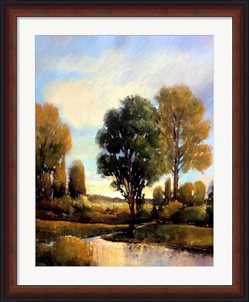 Framed Riverside Light I Print