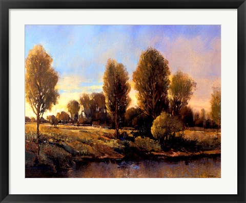 Framed Riverside Light II Print