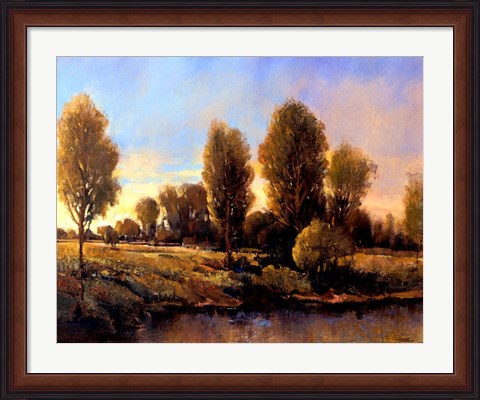 Framed Riverside Light II Print