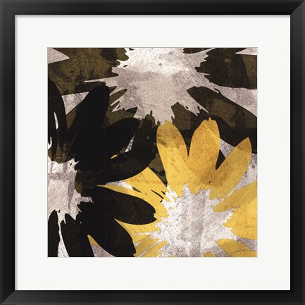 Framed Bloomer Tiles II Print