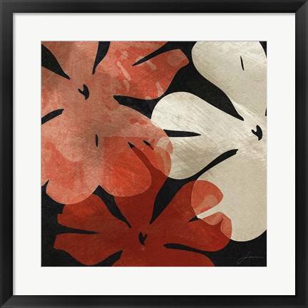 Framed Bloomer Tiles III Print