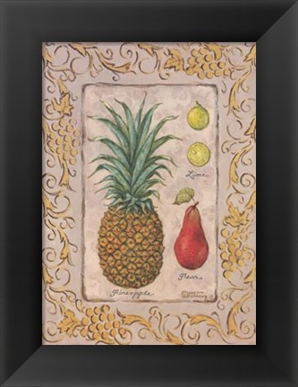 Framed Tropical Fruit II Print