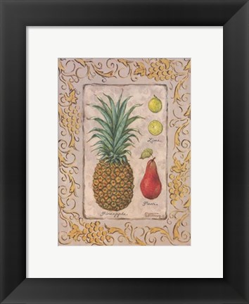 Framed Tropical Fruit II Print