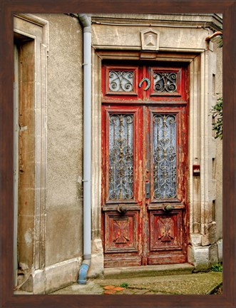 Framed Weathered Doorway I Print