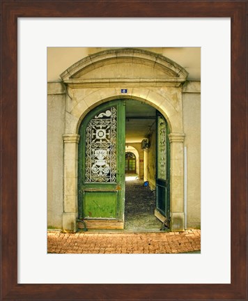 Framed Weathered Doorway II Print