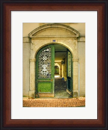 Framed Weathered Doorway II Print