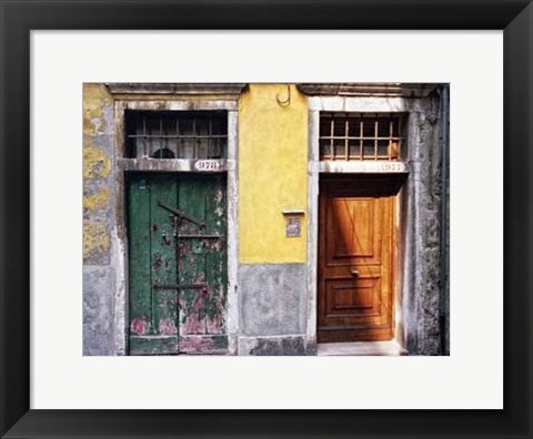 Framed Weathered Doorway VII Print