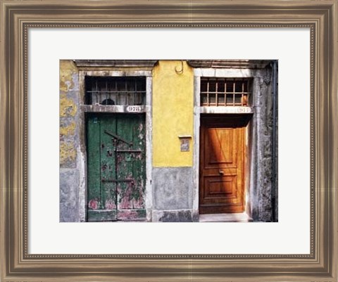 Framed Weathered Doorway VII Print