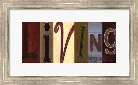 Framed Living Panel Print
