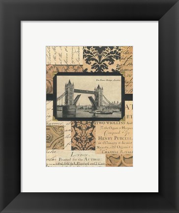 Framed Mini Travel Collage III Print