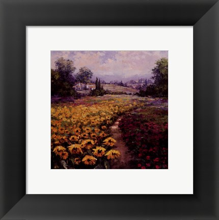 Framed Tuscan Pleasures I Print