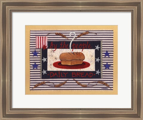 Framed Americanna Bread Print